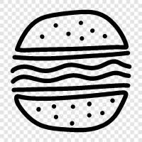 Hamburgers, Whopper, Burger, Beef icon svg