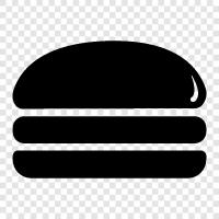 Hamburger, Rindfleisch, Fleischpatties, Huhn symbol