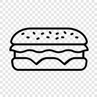 Hamburgers, French Fries, Chickfil-A, Subway icon svg