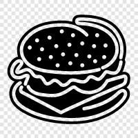 Hamburgers, Meal, Meal Ideas, Recipes icon svg