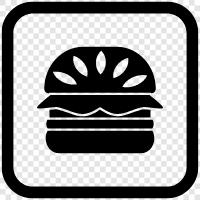 Hamburgers, Fast food, Restaurant, Food icon svg