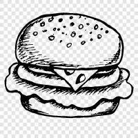 Hamburgers, Hamburgers Recipe, Hamburgers Recipe Ideas, Hamburger icon svg