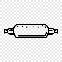 Hamburgers, Dogs, Grill, Sausages icon svg