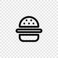 Hamburgers, Meat, Beef, Beef Patty icon svg