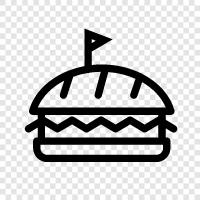 Hamburgers, Beef, Hamburger, Burger Joint icon svg