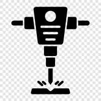 hammer, construction, demolition, blasting icon svg