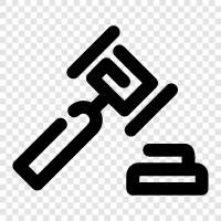 hammer, judicial, court, legal icon svg