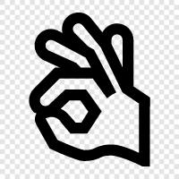 Hand, gute Hand, starke Hand, Verletzung symbol