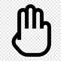 hand, fingers, hand position, hand gesture icon svg