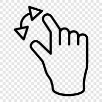 hand, hand gesture, palm, fingers icon svg