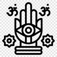 hand, protect, lucky, sign icon svg