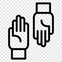 hand, glove, protect, hands icon svg