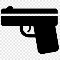 hand gun, firearms, revolvers, semiautomatic icon svg