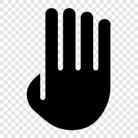 hand, digits, Palm, hand position icon svg