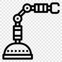 Handgefertigter Roboter, Handgemachter Roboter symbol