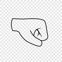 Handbewegungen, Zeichensprache, Gestensprache, Zeichensprache Symbole symbol