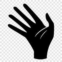 Handbewegungen, Handzeichen, Handzeichen für Kommunikation, Handzeichen für Zeichen symbol