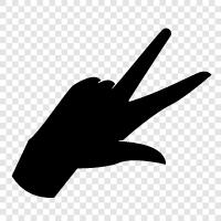 hand signals, hand gesture icon svg