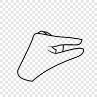 Handzeichen, Handzeichen für Kommunikation, Gebärdensprache, Amerikanische Gebärdensprache symbol