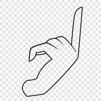 Handzeichen, Handzeichen für Kinder, Handzeichen für Erwachsene symbol