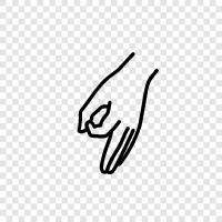 Handzeichen, Handzeichen für Kinder, Handzeichen für Autismus, Autismus Hand symbol