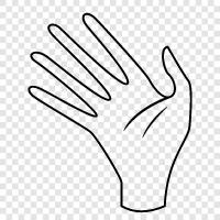 Handzeichen, Handbewegungen, Zeichensprache, Körpersprache symbol