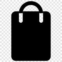 handbag, tote, shoulder bag, shopping bag icon svg