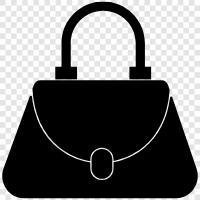 handbag, tote, shoulder bag, messenger bag icon svg