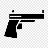 handgun, firearm, revolvers, semiautomatic icon svg