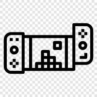 handheld gaming, handheld console games, PlayStation Vita, Nintendo 3DS icon svg