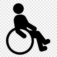 handicap, disabled, mobility, impairment icon svg