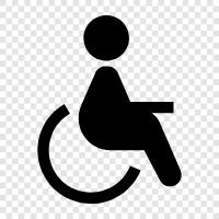 handicapped, disabled, mobility, assistance icon svg