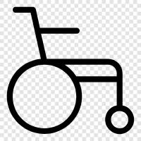 handicapped, disabled, disabled person, mobility impaired icon svg