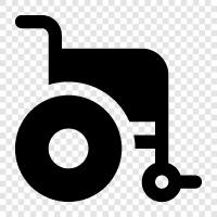 handicapped, disabled, mobility scooter, crutches icon svg