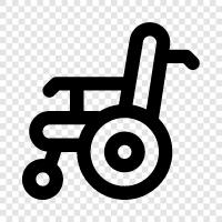 handicapped, paraplegic, quadriplegic, wheelchair icon svg