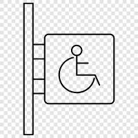 handicapped parking, disabled parking, ADA handicapped parking, accessible parking icon svg