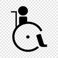 handicapped, ablebodied, disabled, disabled person icon svg