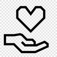 hands, heart, love, emotion icon svg