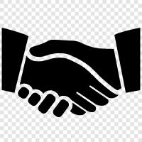 handson, bilateral, bilateral anlaşma, handshake anlaşması ikon svg