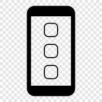 handset, phone, cell phone icon svg