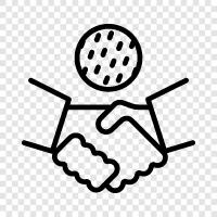 Handshake, Geschäft symbol