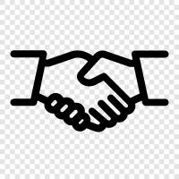 handshakes, handshaking, business, business handshake icon svg