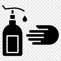 handwashing, hand sanitizer, soap, clean hands icon svg