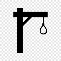 hangman, executions, capital punishment, gallows icon svg