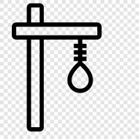 hangman, death, executions, crime icon svg