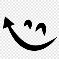 happy, smile, infectious, cute icon svg