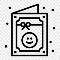 happy birthday, glad birthday, happy anniversary, happy birthday card icon svg