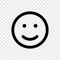 happy, positive, happiness, contentment icon svg