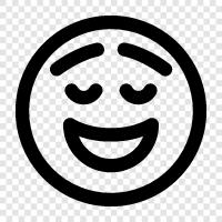 happy, happiness, joy, glad icon svg