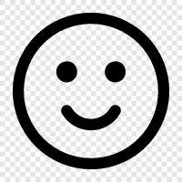 happy, happy face, happy moments, happy thoughts icon svg